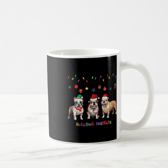 Bulldog Christmas3  Coffee Mug (Right)