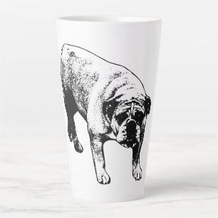 Bulldog Christmas Brew Latte Mug