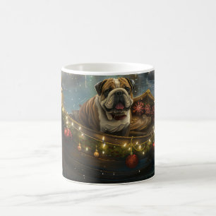 Bulldog Christmas Festive Voyage Coffee Mug