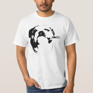 Bulldog Cigar Stencil T T-Shirt