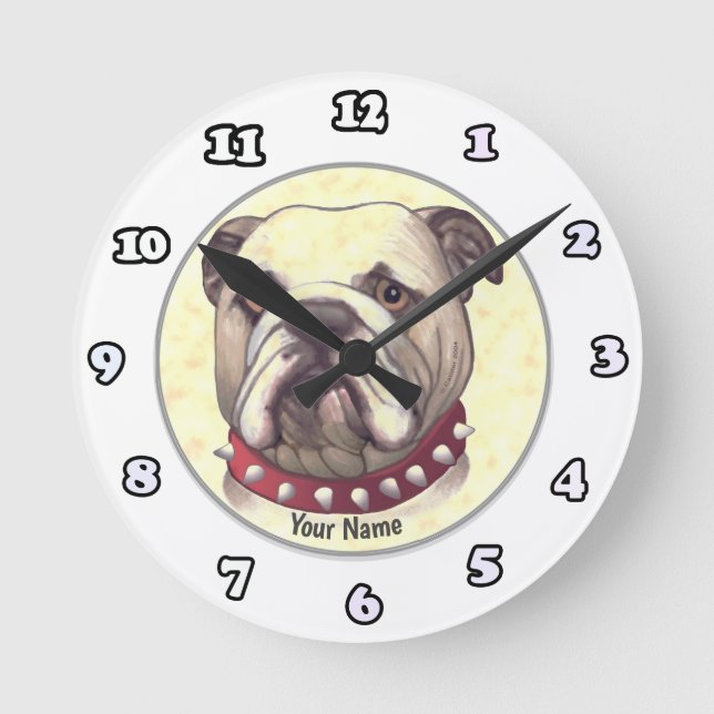 Bulldog  clock (Front)