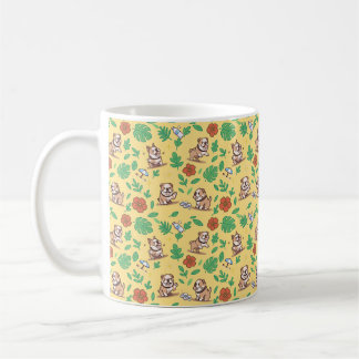 Bulldog Coffee Mug Summer Floral Kawaii Dog Lover