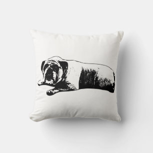 Bulldog Cozy Afternoon Cushion