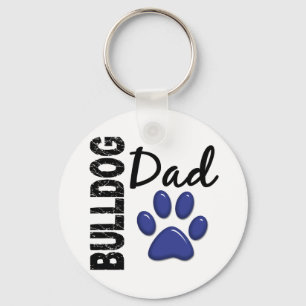 Bulldog Dad 2 Key Ring