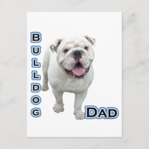 Bulldog Dad 4 Postcard