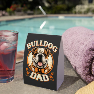 bulldog dad – cute vintage bulldog father’s day