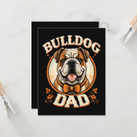 Bulldog Dad – Cute Vintage Bulldog Father’s Day