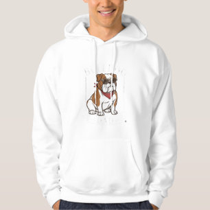 Bulldog Dad Dog Sunglasses Bandanna Hoodie