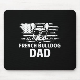 Bulldog Dad Frenchie Lover Gift Dog Owner Mouse Mat