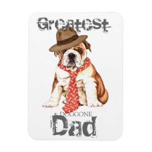 Bulldog Dad Magnet