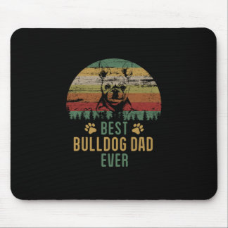 Bulldog dad mouse mat