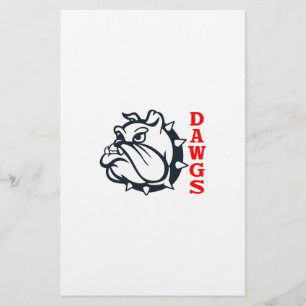 BULLDOG DAWGS STATIONERY