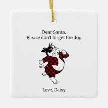 Bulldog Dear Santa
