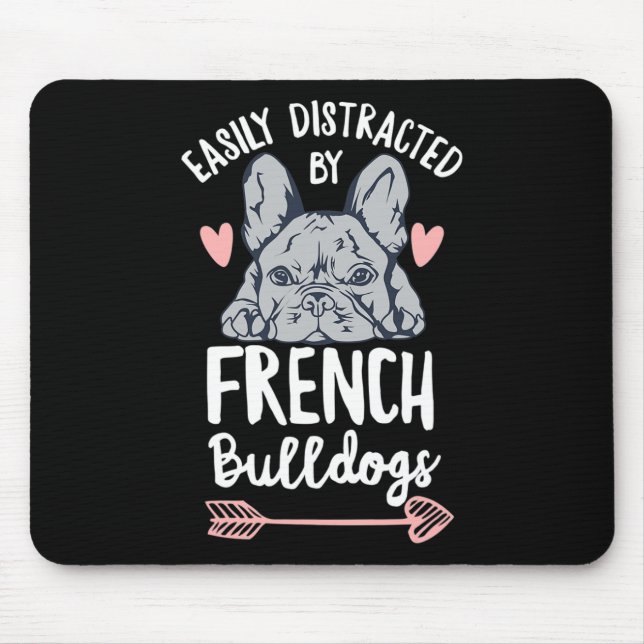 Bulldog Design For A Frenchie Owner  Mouse Mat (Front)