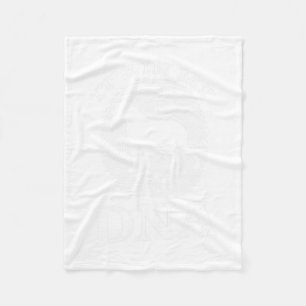 Bulldog Dna I Fingerprint American Bulldog Fleece Blanket
