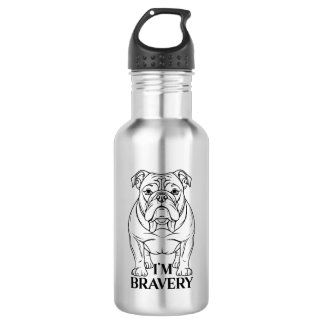 Bulldog Dog 532 Ml Water Bottle