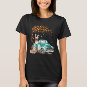 Bulldog   Dog Bunny Truck Hunt Eggs Tree Easter Da T-Shirt