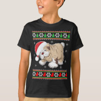 Bulldog Dog-Ugly Christmas-Sweater Xmas