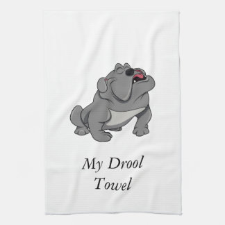 bulldog drool towel