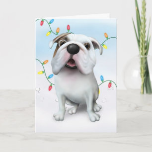 Bulldog (English) Christmas BULLD1 Holiday Card
