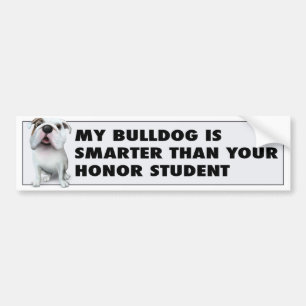 Bulldog (English) Honour BULLD1 Bumper Sticker