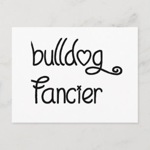 bulldog fancier postcard