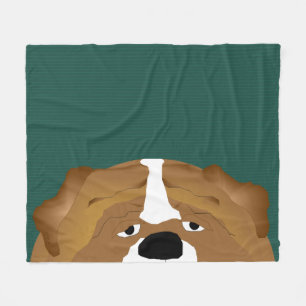 Bulldog Fleece Blanket