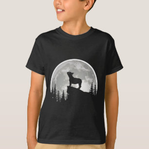 Bulldog Frenchie Howling The Moon T-Shirt