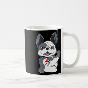 Bulldog Funny I Love Mum Tattoo Coffee Mug