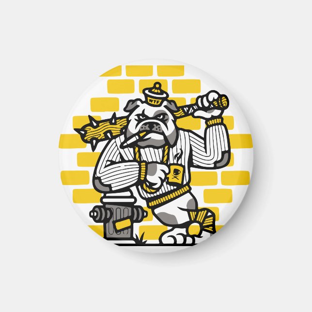 Bulldog Gang Magnet (Front)