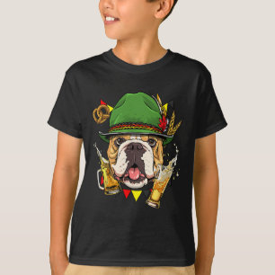 Bulldog Germany Party Beer Fest Dog  T-Shirt