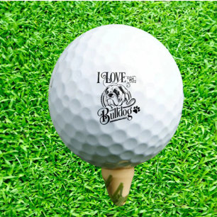Bulldog Gift Golf Balls