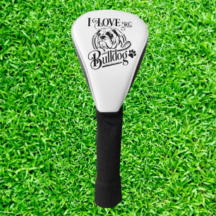 Bulldog Gift Golf Head Cover