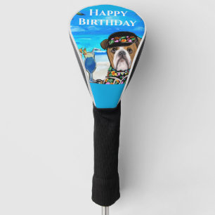 Bulldog golf head cover