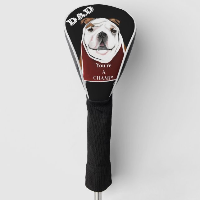 BULLDOG      GOLF HEAD COVER (Front)