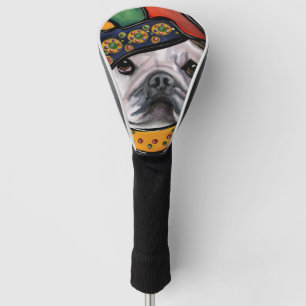 Bulldog golf head cover