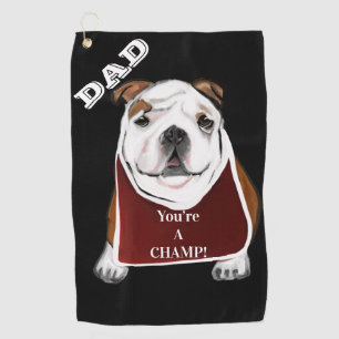 BULLDOG      GOLF TOWEL