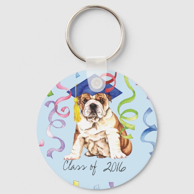 Bulldog Graduate Key Ring (Front)