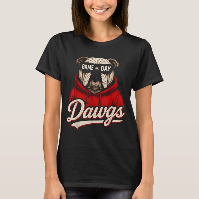 Bulldog Graphic Dawgs Men Women Kid Boy Girl  T-Shirt (Front)