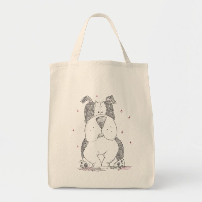 Bulldog Grocery Tote (Front)