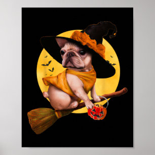 Bulldog Halloween Costume Men Women Kids Dog 1  Poster