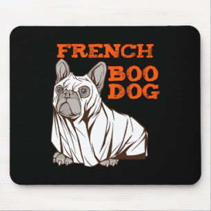 Bulldog Halloween Fun Halloween Costume Boo Dog Mouse Mat