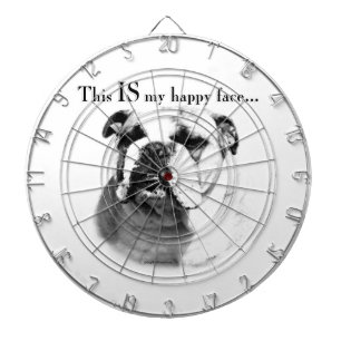 Bulldog Happy Face Dartboard
