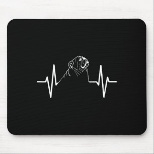 Bulldog Heartbeat  Mouse Mat