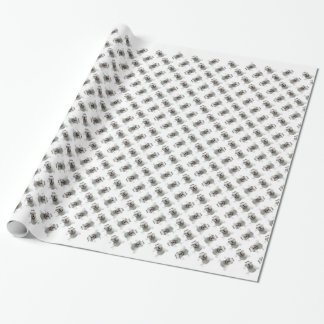 Bulldog History Design Wrapping Paper