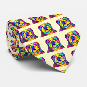Bulldog in Colours Tie
