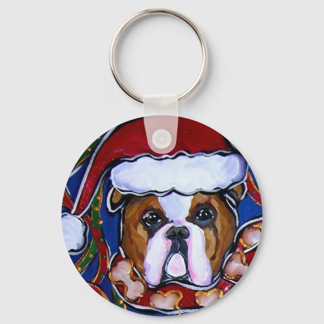 Bulldog           key ring (Front)