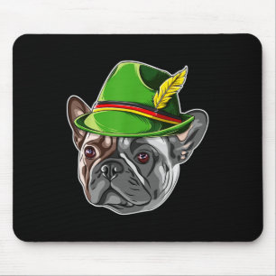 Bulldog Kids Boys Lederhosen Alpine Hat Mouse Mat