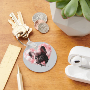 Bulldog Love Key Ring