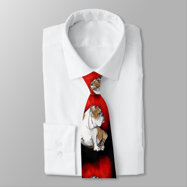 Bulldog Love Tie (Tied)